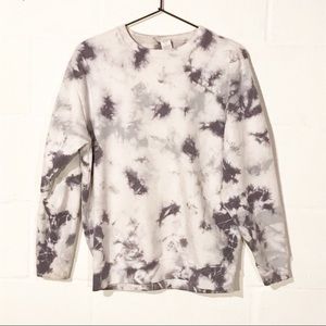 Tie Dye Crewneck Pullover Sweatshirt